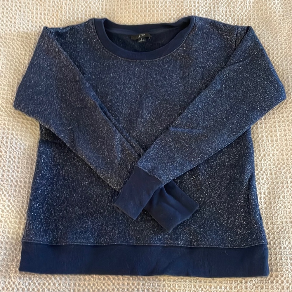 Jcrew Shimmer Sweatshirt